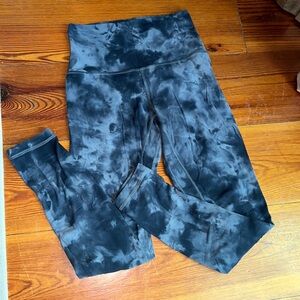 black/grey smokey lululemon align leggings